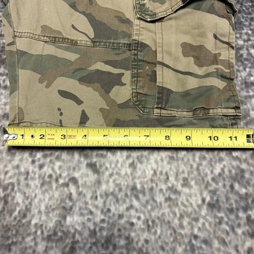 Wrangler Cargo Shorts Mens 34 Green‎ Brown Camo Mens 34 Camouflage Skater Y2K